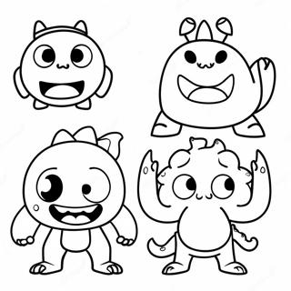 Class Dojo Monsters Coloring Page 31069-27852