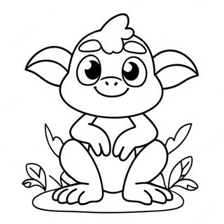 Grookey Coloring Page 31078-27856