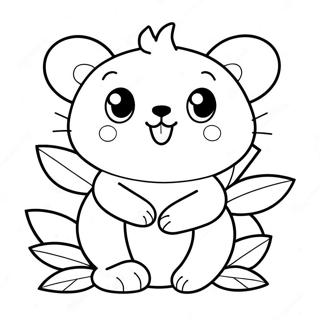 Cute November Coloring Page 3108-2538