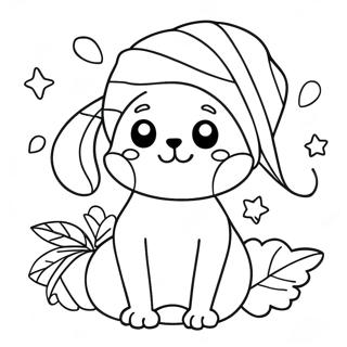 Cute November Coloring Page 3108-2540