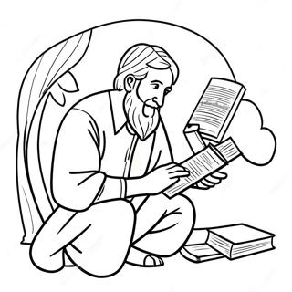 Creative Job Bible Coloring Page 31149-27914