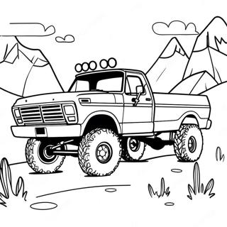 Ford F250 Off Road Adventure Coloring Page 31169-27930