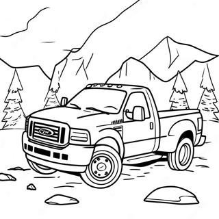 Ford F250 Off Road Adventure Coloring Page 31169-27932