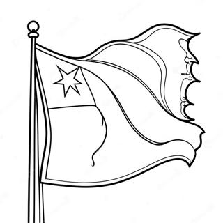 Chile Flag Coloring Page 31188-27942