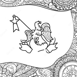 Chile Flag Coloring Page 31188-27944