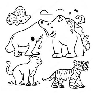 Endangered Animals In Climate Change Coloring Page 31209-27964