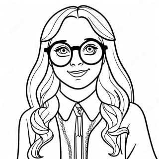 Luna Lovegood With Spectrespecs Coloring Page 31239-27987