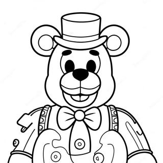 Toy Freddy Coloring Page 31248-27991