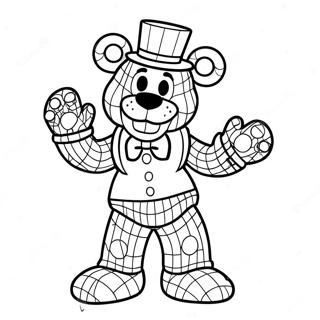 Toy Freddy Coloring Page 31248-27992