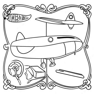 Flyers Coloring Pages