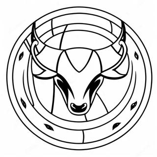 Dallas Mavericks Logo Coloring Page 31288-28023