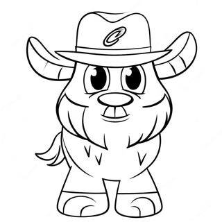 Dallas Mavericks Mascot Coloring Page 31289-28027