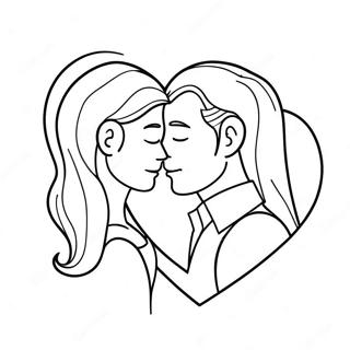 Love Relationship Coloring Page 3128-2556