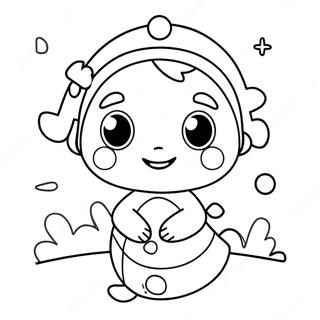 Cocomelon Christmas Coloring Page 31298-28031