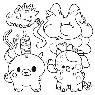 Fun Doodle Animals Coloring Page 312-254