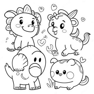 Fun Doodle Animals Coloring Page 312-255