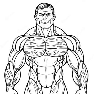 Detailed Human Muscles Coloring Page 31369-28092