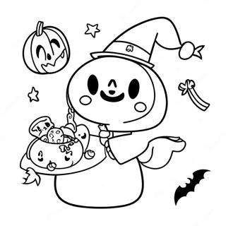 Trick Or Treat Coloring Pages