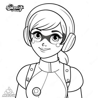 Marinette Miraculous Ladybug Coloring Page 31408-28118