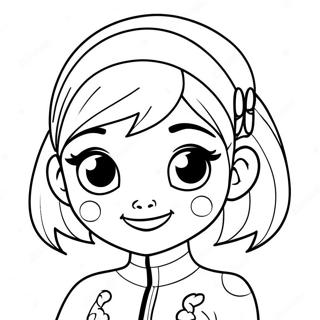 Marinette Miraculous Ladybug Coloring Page 31408-28119