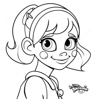 Marinette Miraculous Ladybug Coloring Page 31408-28120