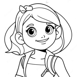 Heroic Marinette In Action Coloring Page 31409-28121