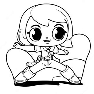 Heroic Marinette In Action Coloring Page 31409-28124