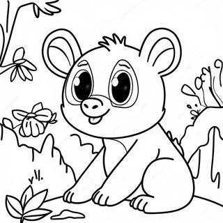 Zoboomafoo Playing With Friends Coloring Page 31419-28131