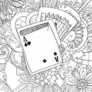 Cards Coloring Page 31478-28175