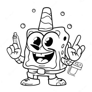 Spongebob Stoner Coloring Pages