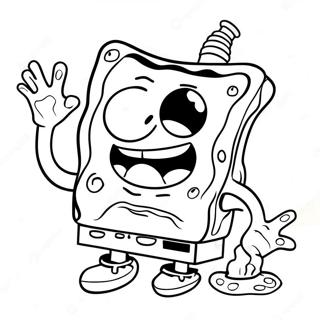 Spongebob Stoner Coloring Page 31488-28182