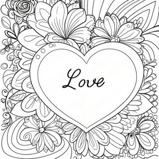 Love For Adults Coloring Pages