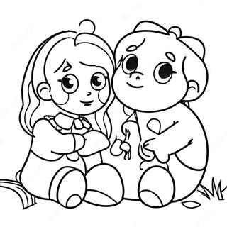 Best Friends Coloring Page 31508-28200