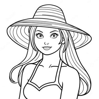 Nami With Straw Hat Coloring Page 31529-28218