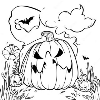 Adult Halloween Coloring Page 31568-28247