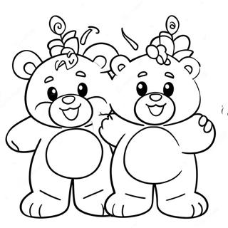 Cheerful Care Bear Cousins Coloring Page 31579-28257