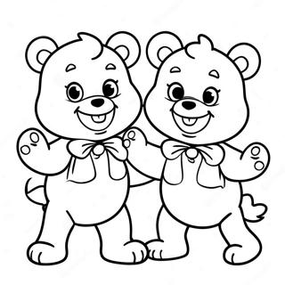 Cheerful Care Bear Cousins Coloring Page 31579-28258