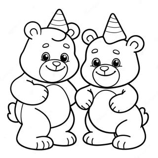 Cheerful Care Bear Cousins Coloring Page 31579-28259