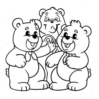 Cheerful Care Bear Cousins Coloring Page 31579-28260