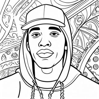 Hood Swag Gangsta Coloring Page 31598-28270