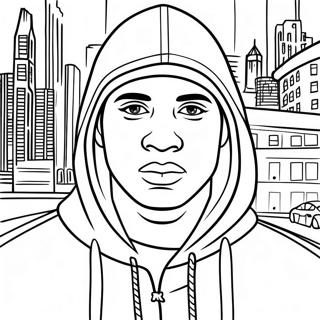 Hood Swag Gangsta Coloring Page 31598-28271