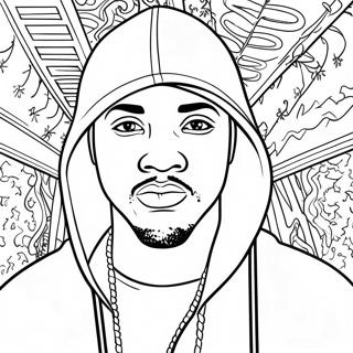 Hood Swag Gangsta Coloring Page 31598-28272