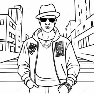 Urban Street Style Gangsta Coloring Page 31599-28275