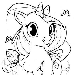 Twilight Sparkle With Friends Coloring Page 3159-2582