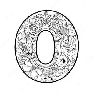 Letter O Coloring Page 31618-4538