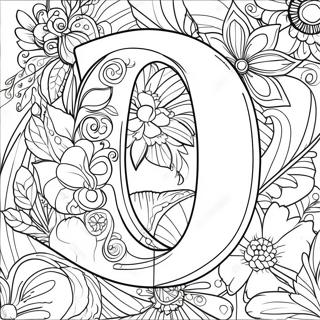 Letter O Coloring Page 31618-4539