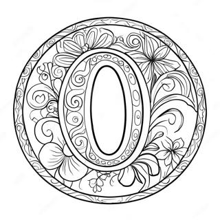 Letter O Coloring Page 31618-4540