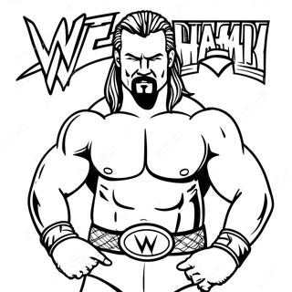 Wwe Coloring Page 31638-6820