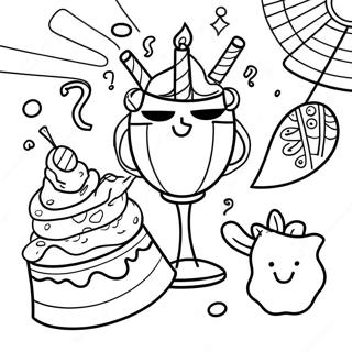 Fiesta Celebration Coloring Page 31648-7923