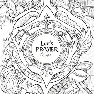 The Lord S Prayer Coloring Page 31658-9107